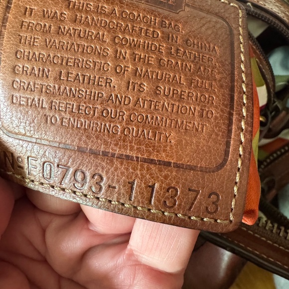 Coach Vintage 65th Bleeker Legacy Thompson Bag Vachetta Leather RARE 11373 - Picture 14 of 16